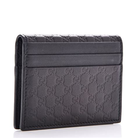 gucci card case monogram microguccissima black|Card Holders & Coin Cases for Women .